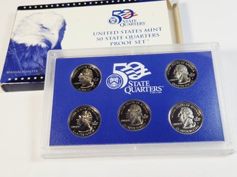 2000 50 State Quarter Proof Set 5 Coin Set