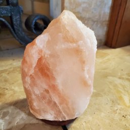 Lovely & Large Rose Quartz Table Lamp/ Nightlite