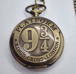 Harry Potter Platform 9 & 3/4 Pocket Watch