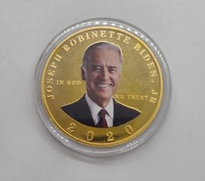 President Biden Collector Coin In Case