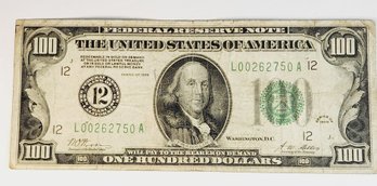 Wow ... 1928 $100 Dollar Bill (95 Years Old)