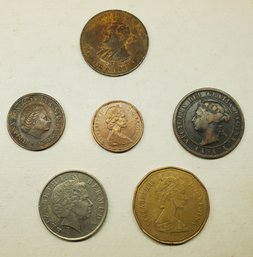 Great Lot Of Antique Coins ~ 1897 Canadian One Cent