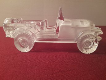 Hof Bauer Glass Car Made In West Germany