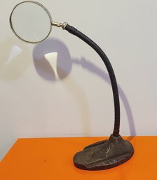 Vintage Bendable Standing Magnifying Glass