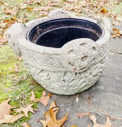 Vintage Outdoor Cement Planter