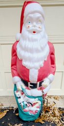 Empire Blow Mold Vintage Light Up Santa Claus