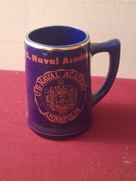 US Navel Academy Annapolis Cobalt Blue Mug