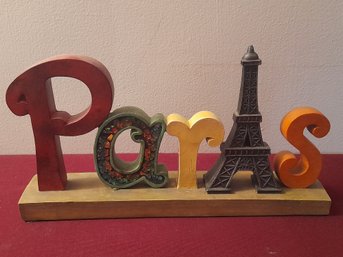 Paris Wooden Sign