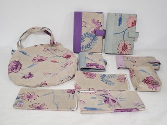 Designer's Guild Floral Notebook & More Set - Ring Binders, Wallet Pads, Bags And More