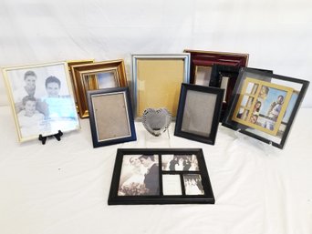 Large  Selection Of Various Size Picture/collage And Open Wood Frames