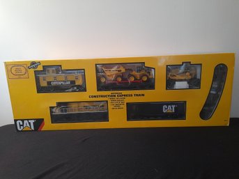 CAT Construction Express Train NEW IN BOX