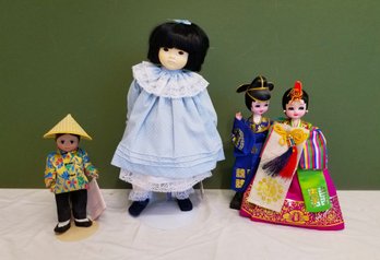Beautiful Selection Of Collectable Asian Dolls