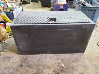 Black Hard Plastic Storage Utility Box By Industrial Farm Tank