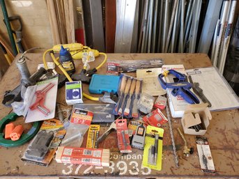 Large Lot Tools, Gadgets & More - Many New!!!  Including Tapcon Condrive 500