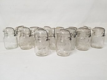 15 Ball & Atlas Glass Canning Jars