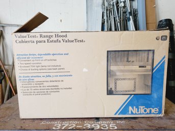 New Opened Box - NuTone 30' ValueTest Range Hood-Model RL6230AL