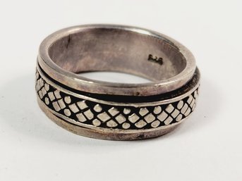 Vintage Sterling Silver Spinner Ring