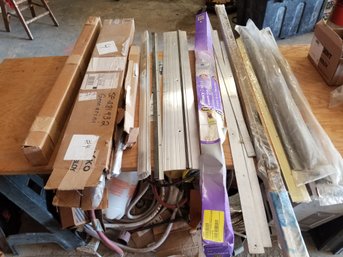 Large Lot New Door Hardware & Accessories - Drip Caps, Weatherstripping, Door Bottoms & More