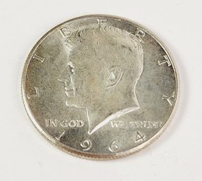 1964 Kennedy SILVER  Half Dollar
