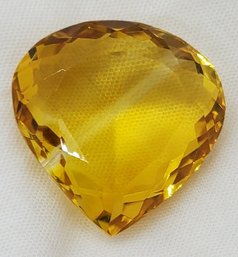 Huge 68.40 Carat Tested Flawless Pear Shaped Citrine - 28.67mm X 28.50mm X 14.32mm