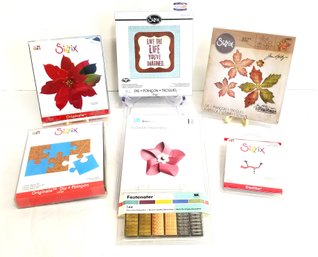 NEW Assorted Die Cut Sets/ Decorative Staple Bars By Quick Kutz And Sizzix Originals - Factory Sealed