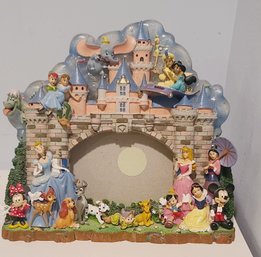 Adorable Castle With Disney Princesses Picture Frame