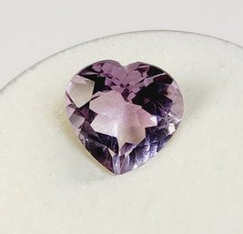 .75 Carat ---------- 4mm Tiny HEART Cut AMETHYST Loose Gemstone