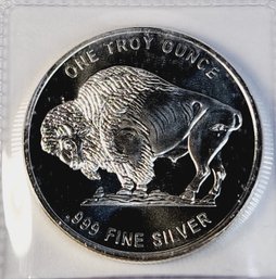 1 Troy Oz .999 Silver Buffalo/Indian Head  Silver Round