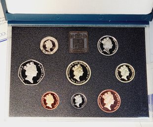 1994 United Kingdom  8pc Proof Coin Set. In Gov. Packaging With COA