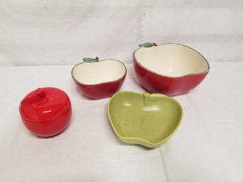 Apple Shaped Bowls