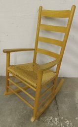 Maple Rocker With Woven Seat