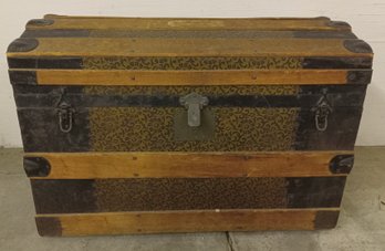 19th Century Dome Top Steamer Trunk