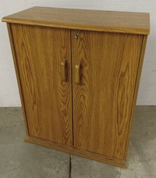 Two Door Contemporary Oak'ish' Cabinet