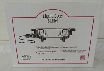 New In Box West Bend Liquid Cone Skillet