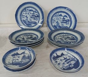 Canton Plates And Bowls