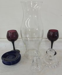 Some Glass Table Items