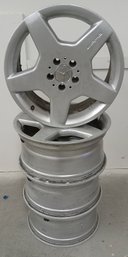 Set Of Four 20 - 25 Year Old Mercedes Aluminum Wheels