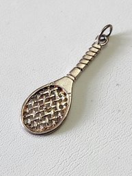 Vintage Sterling Silver Tennis Racket