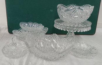 Beautiful Cut Glass For Your Holidays Table