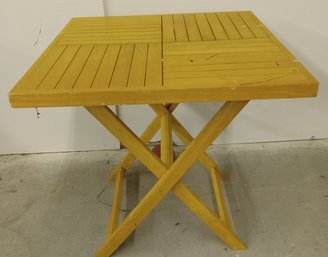 Folding Maple Table