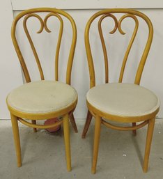 Two Romanian Thonet Style Bentwood Chairs