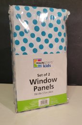 Mainstays Kids Line.  Window Panels New. - - - - - - - - - - - -- - - - - - - - - - - - - - - Loc: BS3 Cabinet