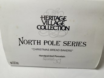 Dept 56 North Pole Series: Christmas Bread Bakers