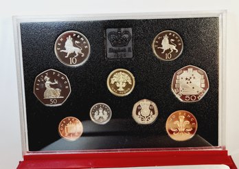 1992 United Kingdom  8pc Proof Coin Set. In Gov. Packaging With COA