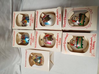 7 Campbell Soup Round Ornaments