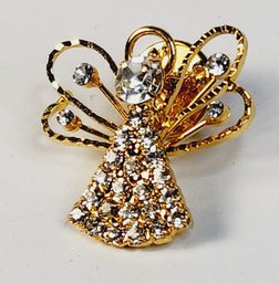 Vintage Gold Tone Angel Pin/brooch