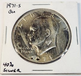 1971-s Eisenhower Silver Dollar (SPECIAL MINTED)