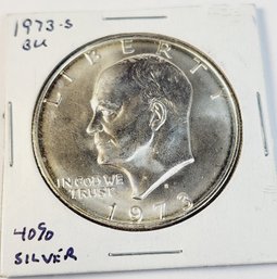1973-s Eisenhower Silver Dollar (SPECIAL MINTED)