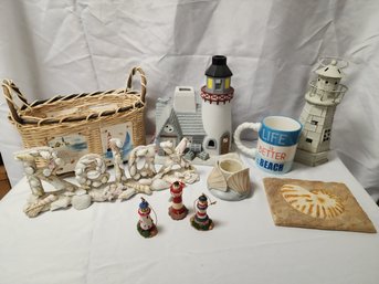 Princess House Lighthouse- Nautical Lot- 10 Pieces