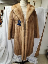 Vintage Fur Coat Long